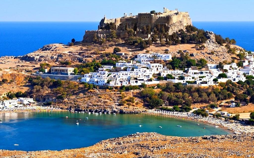 Lindos Anatoli Luxury Villa Экстерьер фото